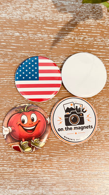 58mm Round Photo Magnets