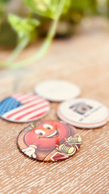 58mm Round Photo Magnets