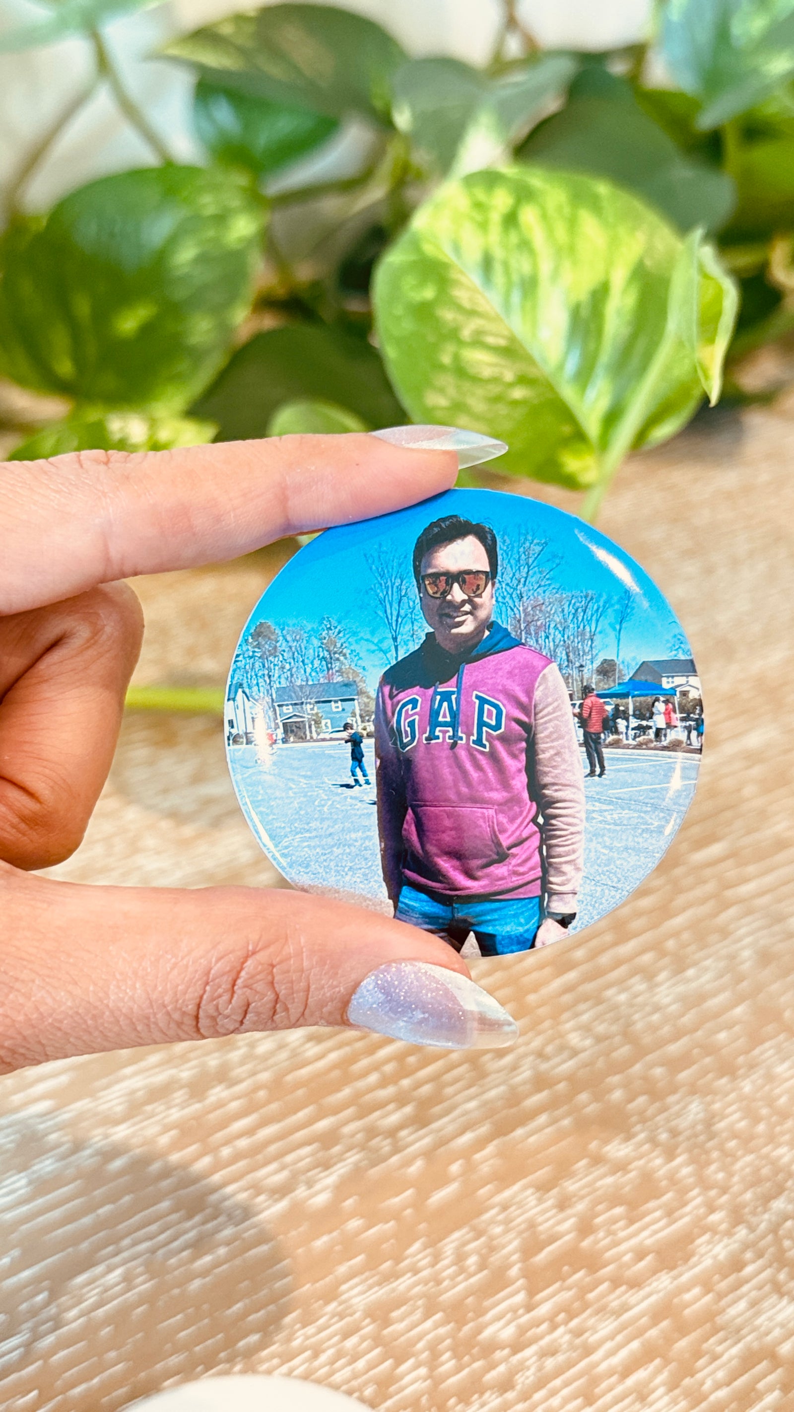 58mm Round Photo Magnets
