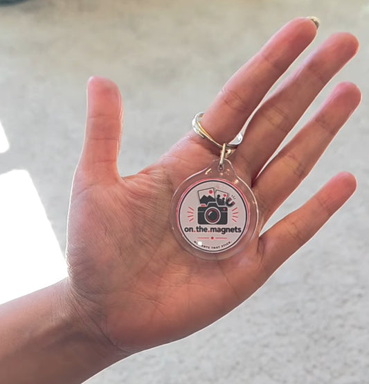 1.3inch Circle Keychain